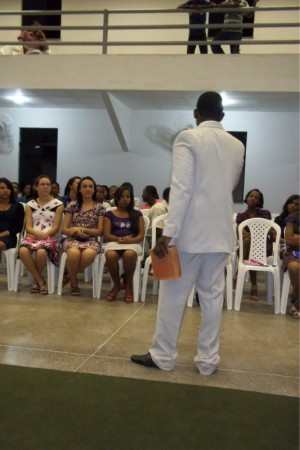 Edilson representando o Pr. João Alfredo